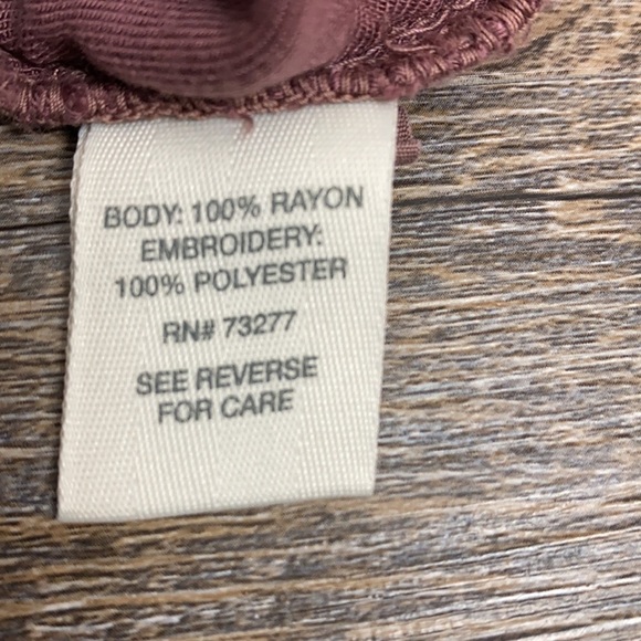 MUDD Purple Button Up Tank Small - Picture 9 of 10